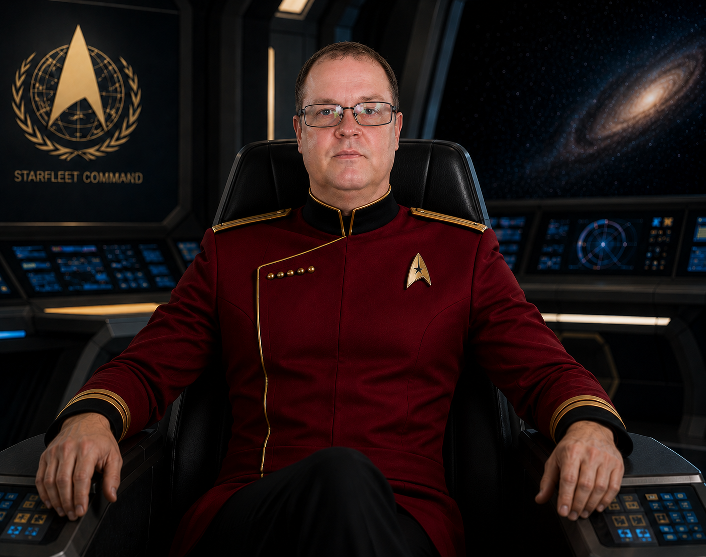 Fleet Captain DAI RHYS-JONES, COMMANDING OFFICER, U.S.S. Maelgwn