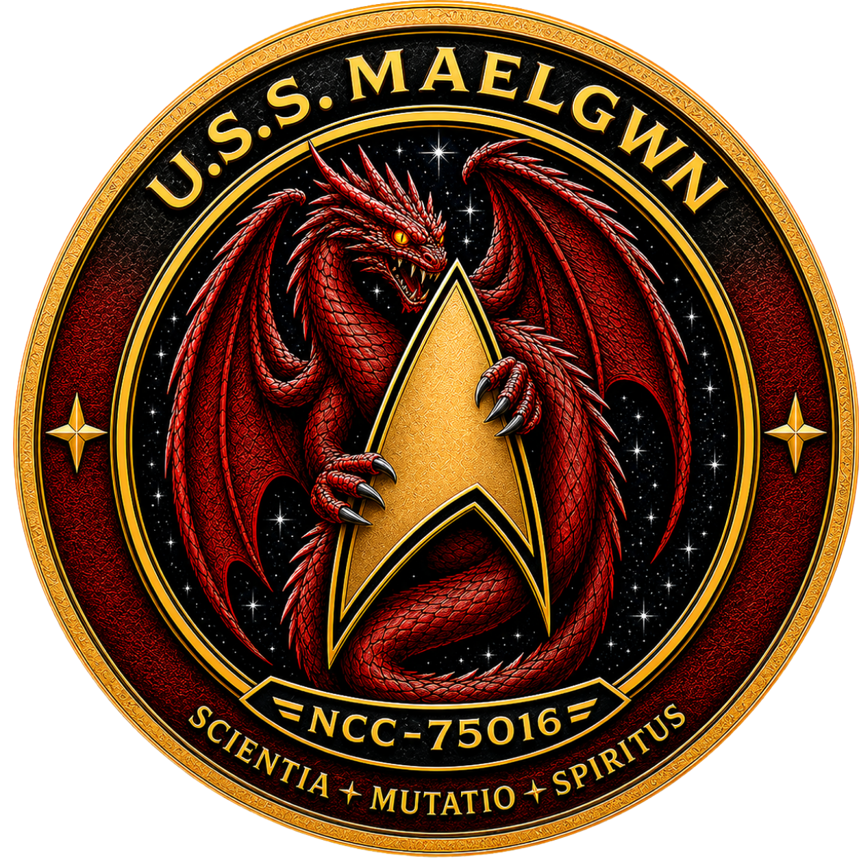 USS Maelgwn emblem